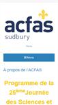 Mobile Screenshot of acfas-sudbury.ca